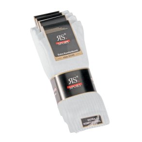 Herren - Tennisstrmpfe - Wei - 4er-Pack